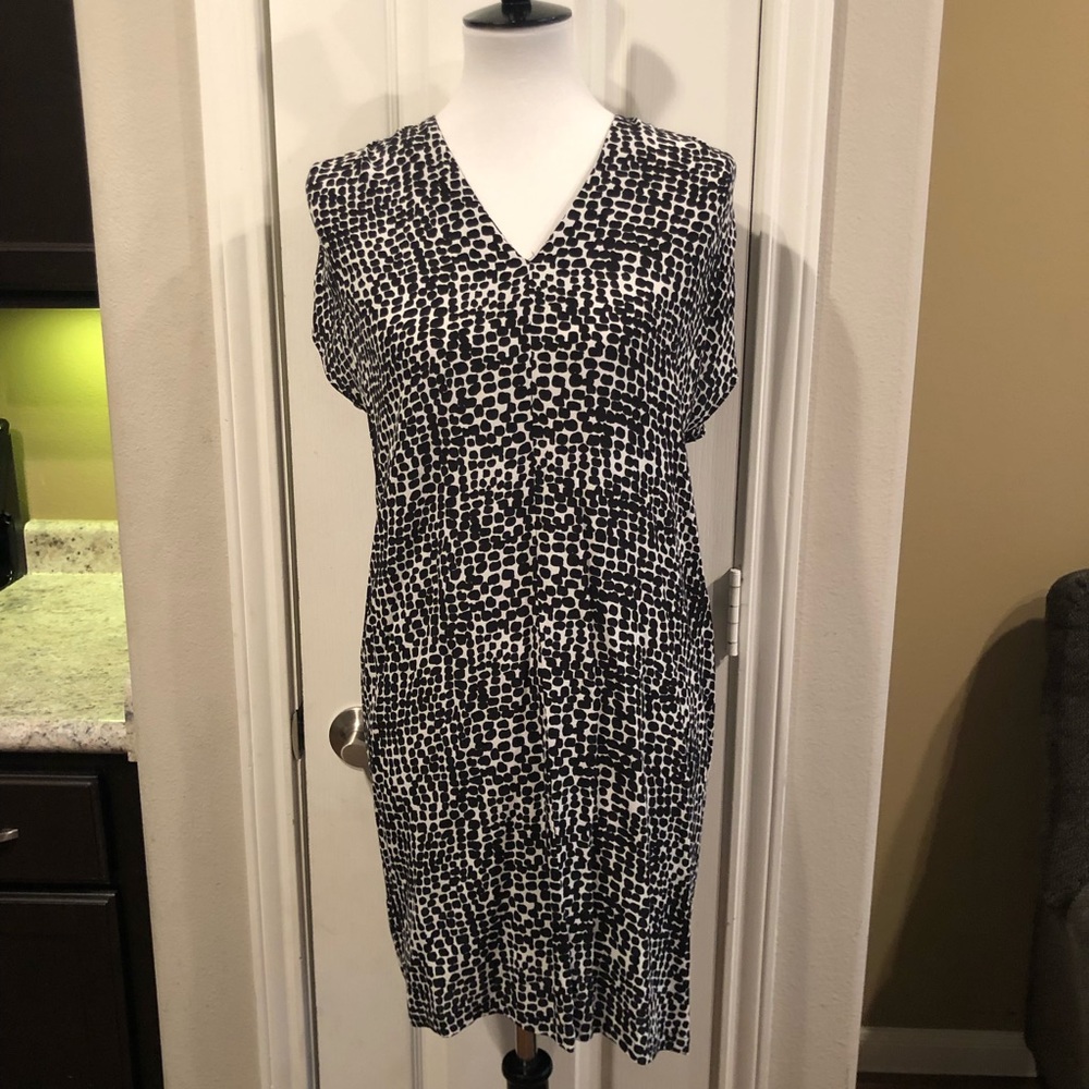 Seed Heritage Loose Fitting Black and White Dress